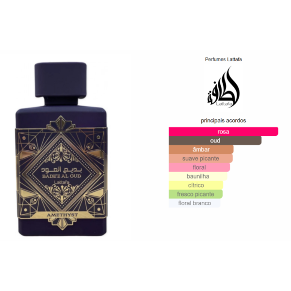 Bade’e Al Oud Amethyst Lattafa Eau de Parfum – FRACIONADO 5ml - Imagem 2