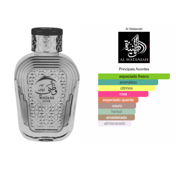 Watani Noir Al Wataniah Eau de Parfum – 100ml - Imagem 2
