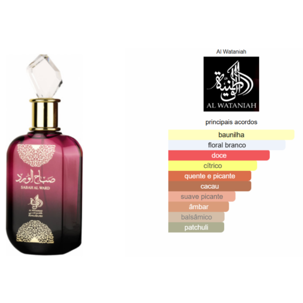 Sabah Al Ward Al Wataniah Eau de Parfum – FRACIONADO 5ml - Imagem 2
