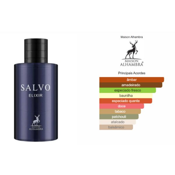 Salvo Elixir Maison Alhambra Eau de Parfum - 60ml - Imagem 2