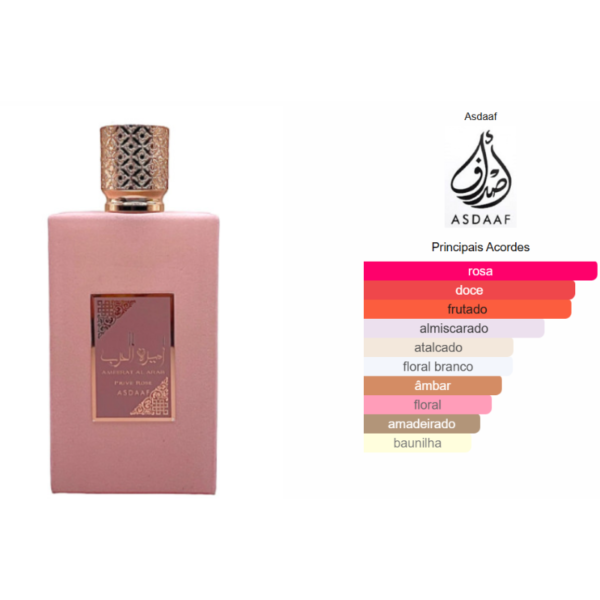 Ameerat Al Arab Prive Rose Asdaaf Eau de Parfum – 100ml - Imagem 2