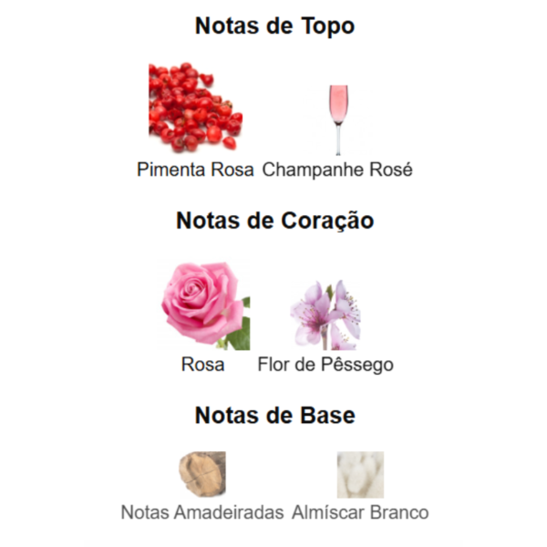Rose Seduction Vip Pour Femme Maison Alhambra Eau de Parfum - 100ml - Imagem 3