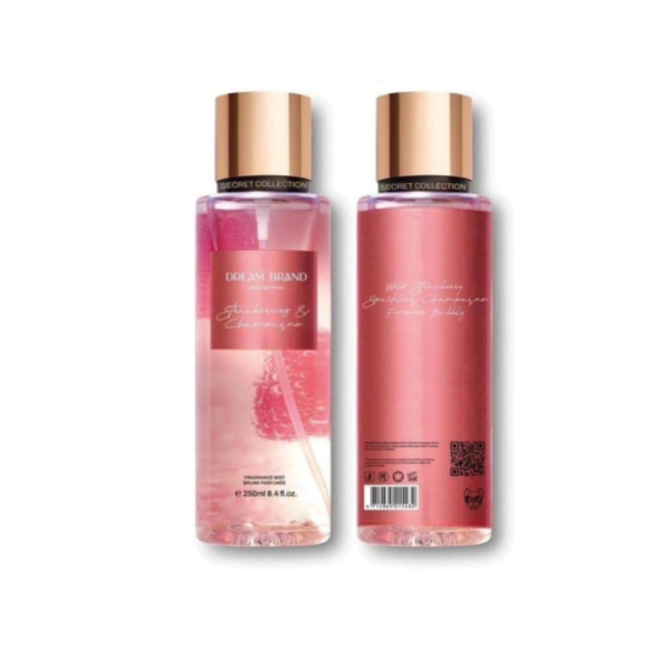 BODY SPLASH DREAM BRAND COLLECTION - INSPIRAÇÃO VS Morango e Champanhe - 250ML