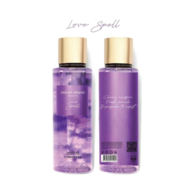 BODY SPLASH DREAM BRAND COLLECTION - INSPIRAÇÃO VS Love Spell - 250ML
