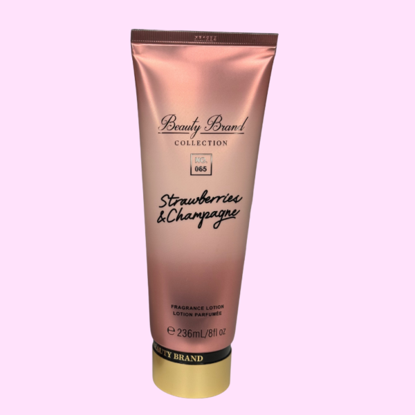 Hidratante Beauty BRAND COLLECTION – INSPIRAÇÃO VS Morango e Champanhe – 250ML
